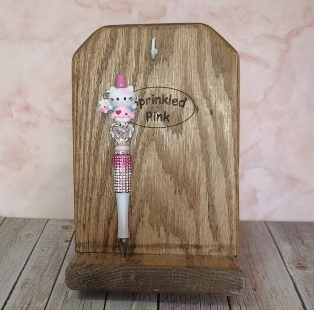 #HK-1052 Handmade Beaded Pen Hello Kitty
